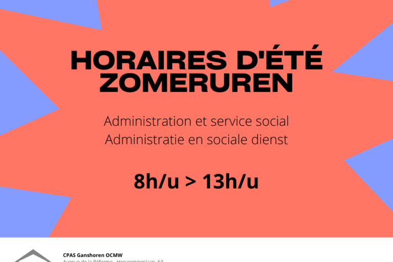 Horaires dété