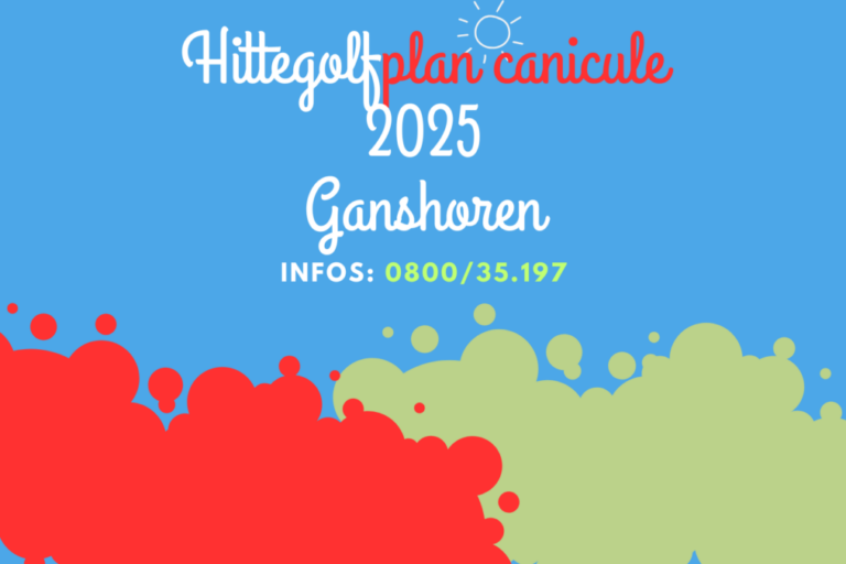 Plan canicule 2025 Ganshoren